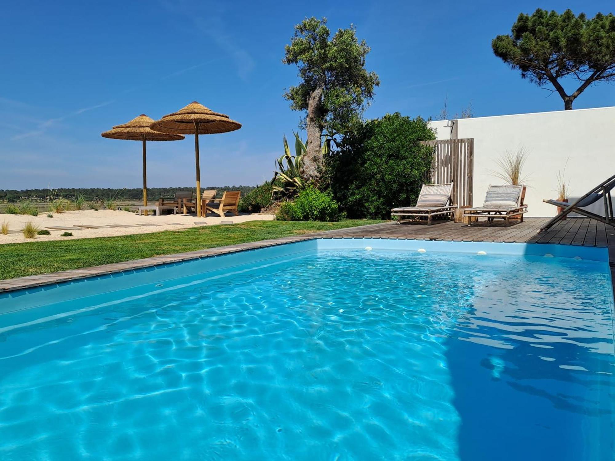 Casa Atlantico Carvalhal Comporta, Apartamento Piscina Aquecida Exteriör bild